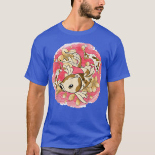 Camiseta Flor de cerezo japonesa Taisho Sanke Koi Fish Saku
