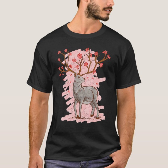 Camiseta Flor de cerezo naturaleza sakura japonesa (Anverso)