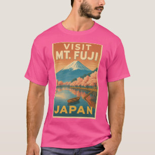 Camiseta Flor de cerezo retro en Japón