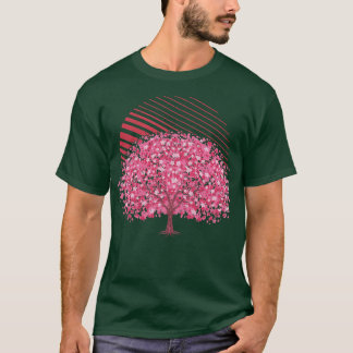 Camiseta Flor de cerezo retro en Japón