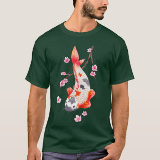 Camiseta Flor de cerezo sakura con kois