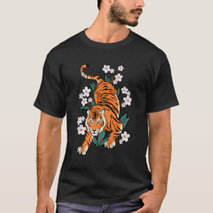 Camiseta Flor de cerezo Sakura en Tigre