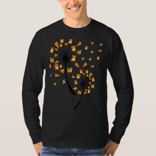 Camiseta Flor de Chihuahua Flor Flor Dandelion Cute Dog