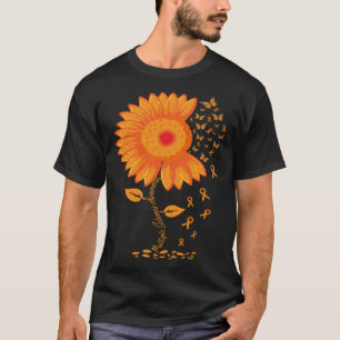 Camiseta Flor de Cinta de Sensibilización a la Esclerosis M