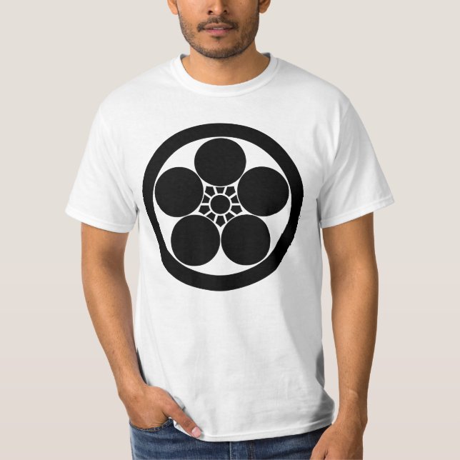 Camiseta Flor de ciruela al estilo de Umebachi en círculo (Anverso)