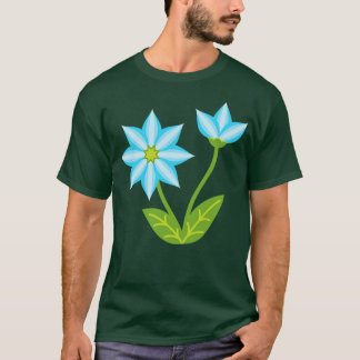 Camiseta Flor de color suave 1