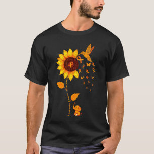 Camiseta Flor de concienciación sobre la leucemia