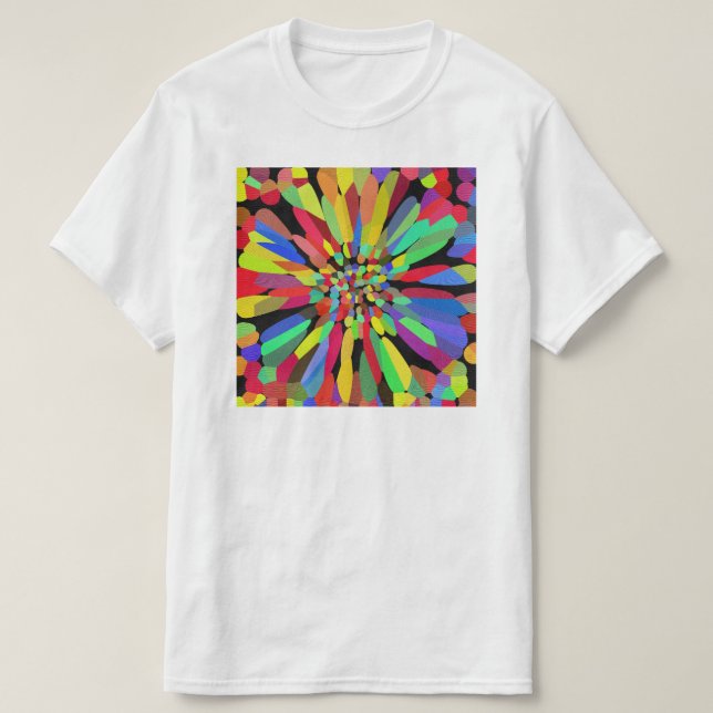 Camiseta Flor de confetán (Diseño del anverso)