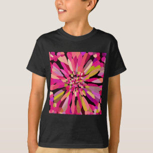 Camiseta Flor de confetán rosa