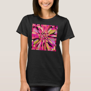 Camiseta Flor de confetán rosa