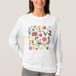 Camiseta Flor de cosecha, Botánica de época, Flor silvestre