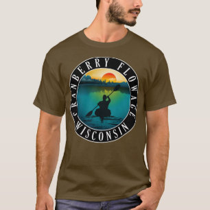 Camiseta Flor de Cranberry Wisconsin Kayaking