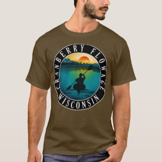 Camiseta Flor de Cranberry Wisconsin Kayaking