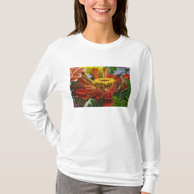 Camiseta Flor de crisantemo (Anverso)