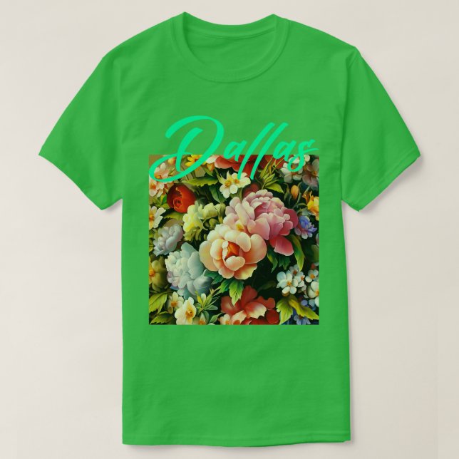 Camiseta Flor de Dallas (Diseño del anverso)