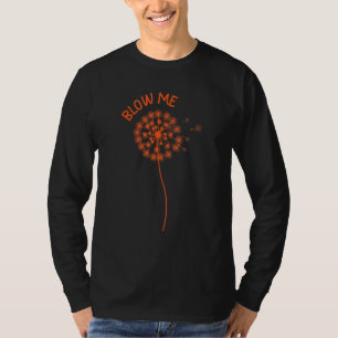 Camiseta Flor de Diente de León Cita de Soplar Soplame