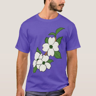 Camiseta Flor de Dogwood North Carolina