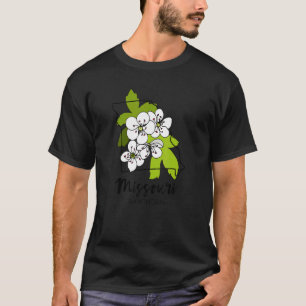 Camiseta Flor de espina dorsal de Missouri