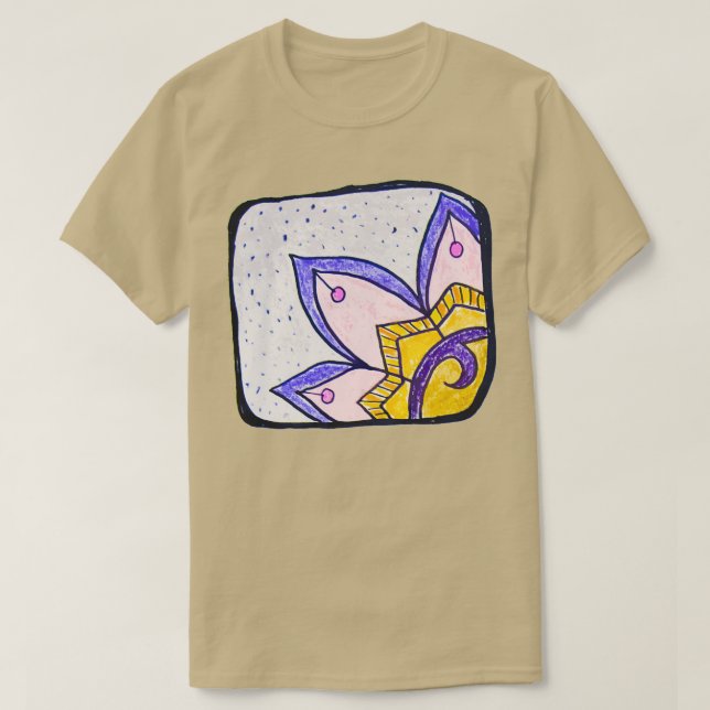 Camiseta Flor de esquina (Diseño del anverso)