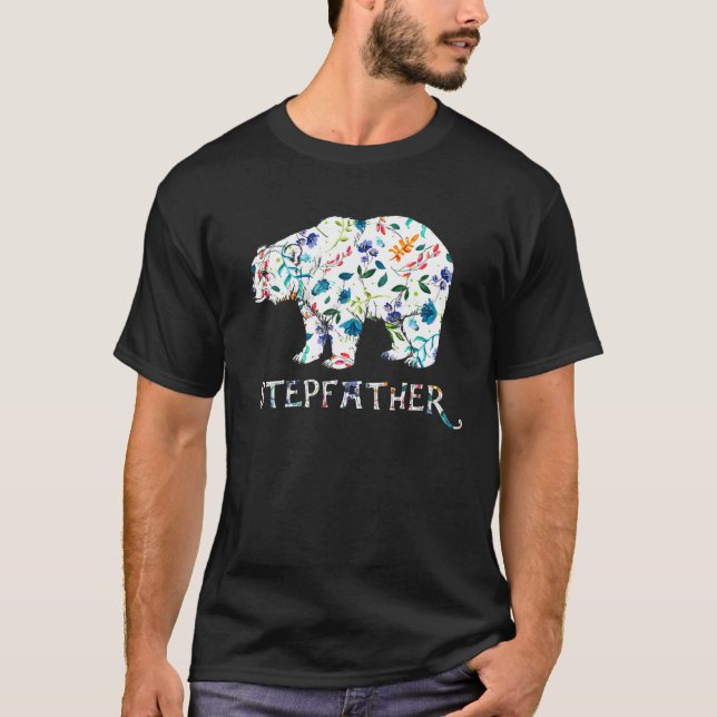 Camiseta Flor de familia de apuñalamiento con flores de oso (Anverso)