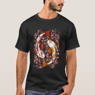 Camiseta Flor de flores de cerezo de carpa gigante japonesa