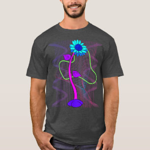 Camiseta Flor de flores de jardín floral Blossom Retro 90 V