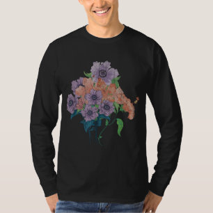 Camiseta Flor de flores silvestres en el jardín de la bodeg