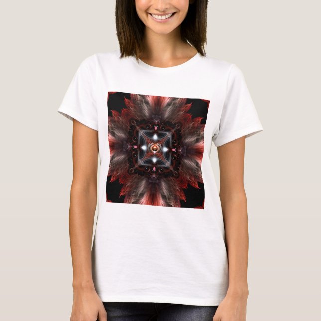 Camiseta Flor de fuego de piedra (Anverso)