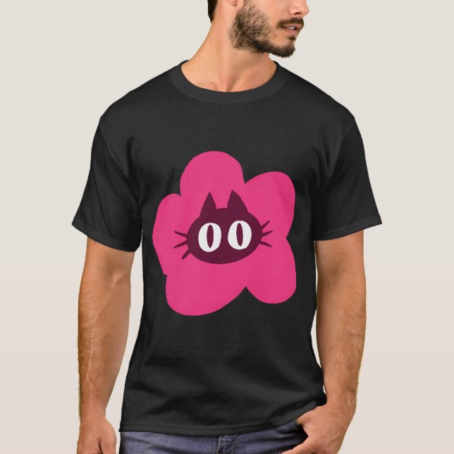 Camiseta Flor de gato (Anverso)