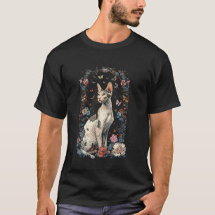 Camiseta Flor de gato Cornish Rex