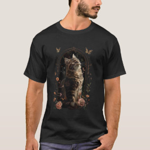 Camiseta Flor de gato marrón de La Habana