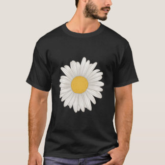 Camiseta Flor de Gerbera Daisy blanca