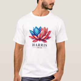 Camiseta Flor de harris de kamala personalizada América