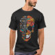 Camiseta Flor de hippie, azúcar de cráneo (Anverso)