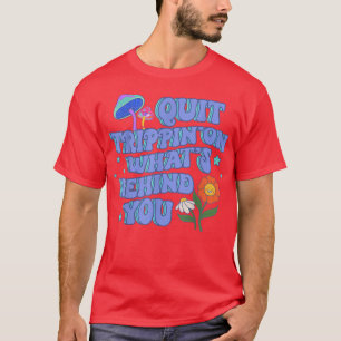 Camiseta Flor de hongos retro Groovy Hippie Vintage 70's Vi