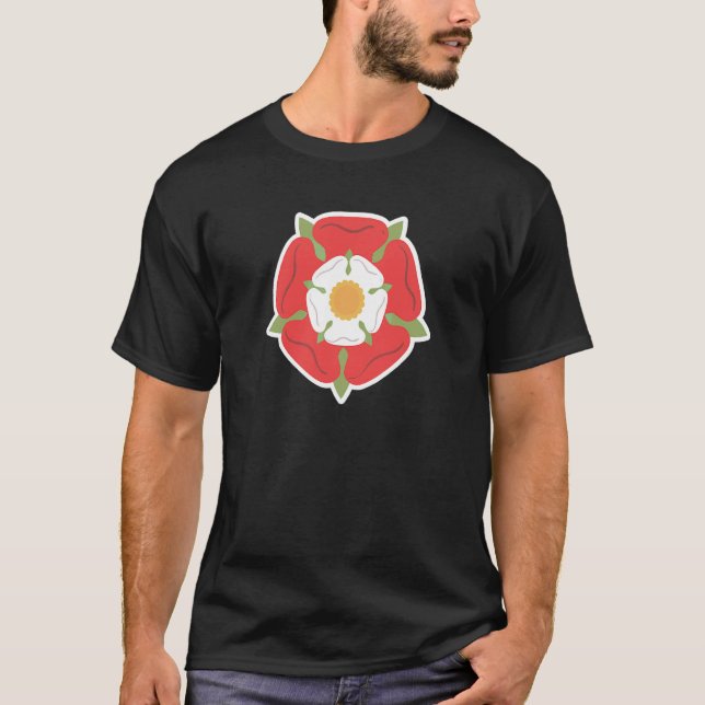 Camiseta Flor de Inglaterra Tudor Rosa (Anverso)