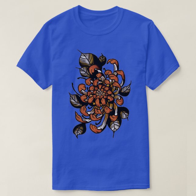 Camiseta Flor de Irezumi (Diseño del anverso)