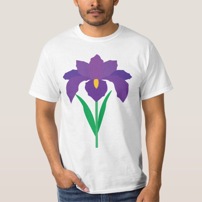 Camiseta Flor de Iris (Anverso)