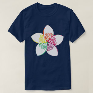 Camiseta flor de isla