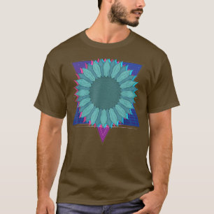 Camiseta Flor de jardín Florencia Retro 90 Vaporwave Sunflo