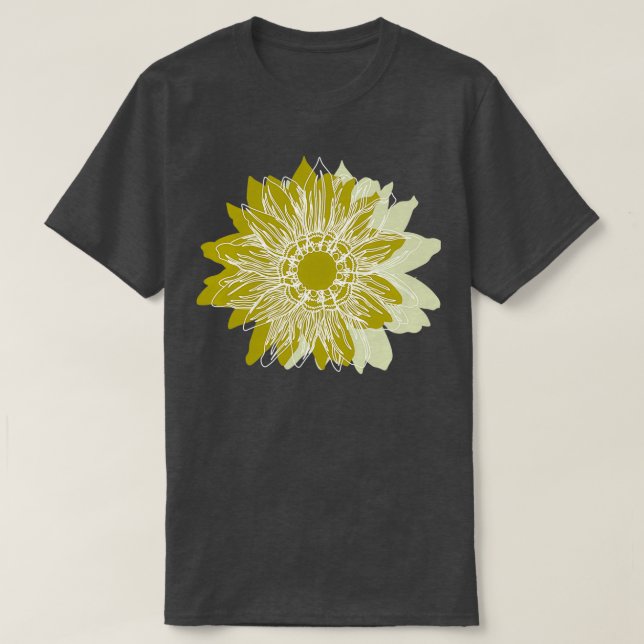 Camiseta Flor de Khaki (Diseño del anverso)