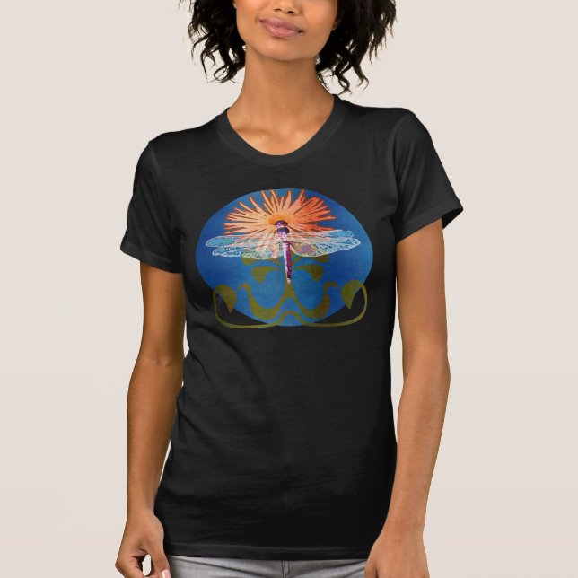 Camiseta Flor de la libélula (Anverso)