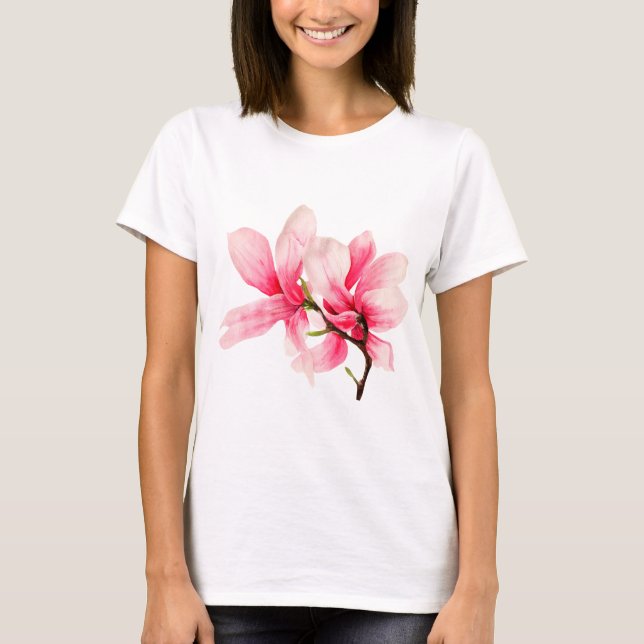 Camiseta Flor de la magnolia (Anverso)
