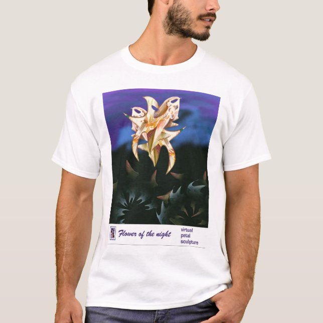 Camiseta Flor de la noche de Anjo Lafin (Anverso)