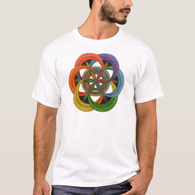 Camiseta Flor de la vida (Anverso)