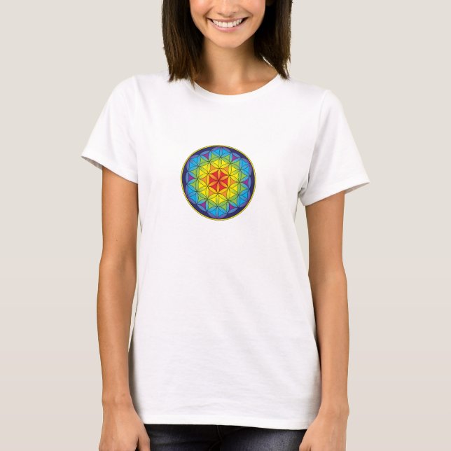 Camiseta Flor de la vida (Anverso)