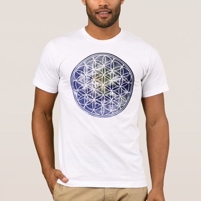 Camiseta flor de la vida (Anverso)