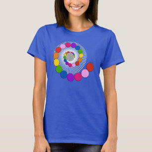 Camiseta Flor de la Vida / Blume des Lebens - puntos en esp