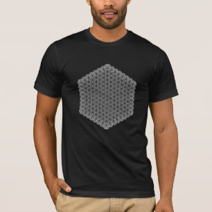 Camiseta flor de la vida de geometría sagrada