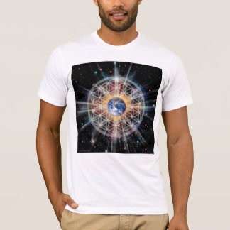 Camiseta Flor de la vida en la tierra